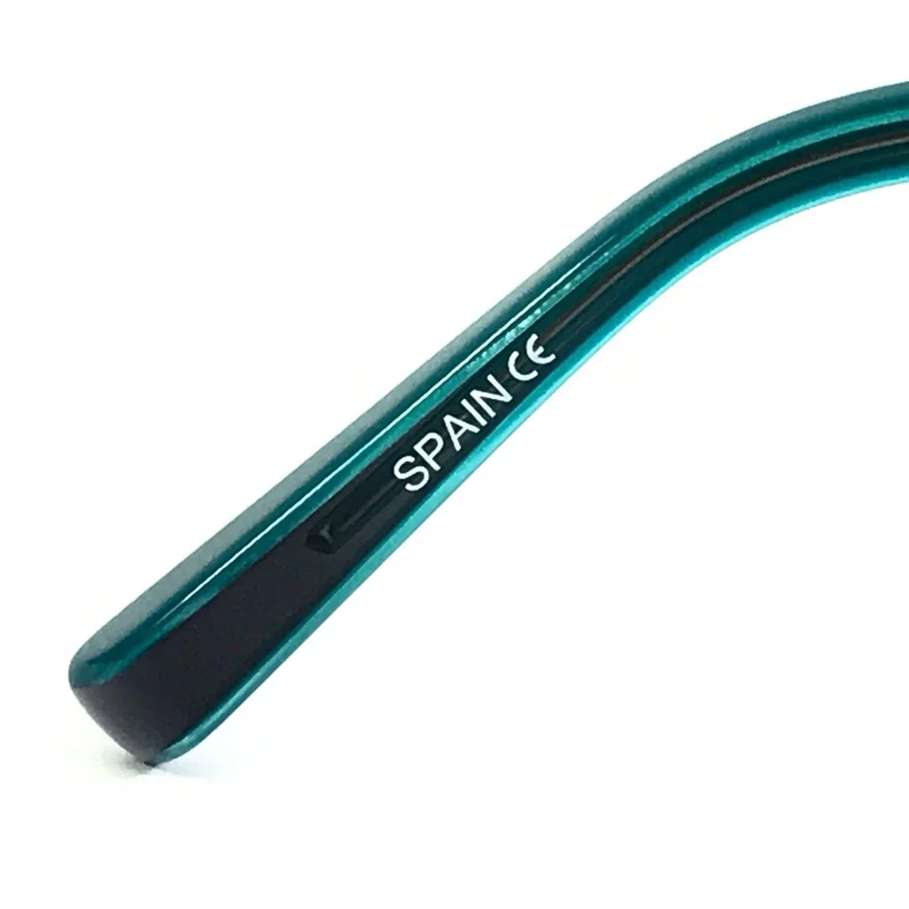 Etnia Barcelona Eyeglasses Frames KYOTO GYTQ Gray Turquoise Cat Eye 53-15-135